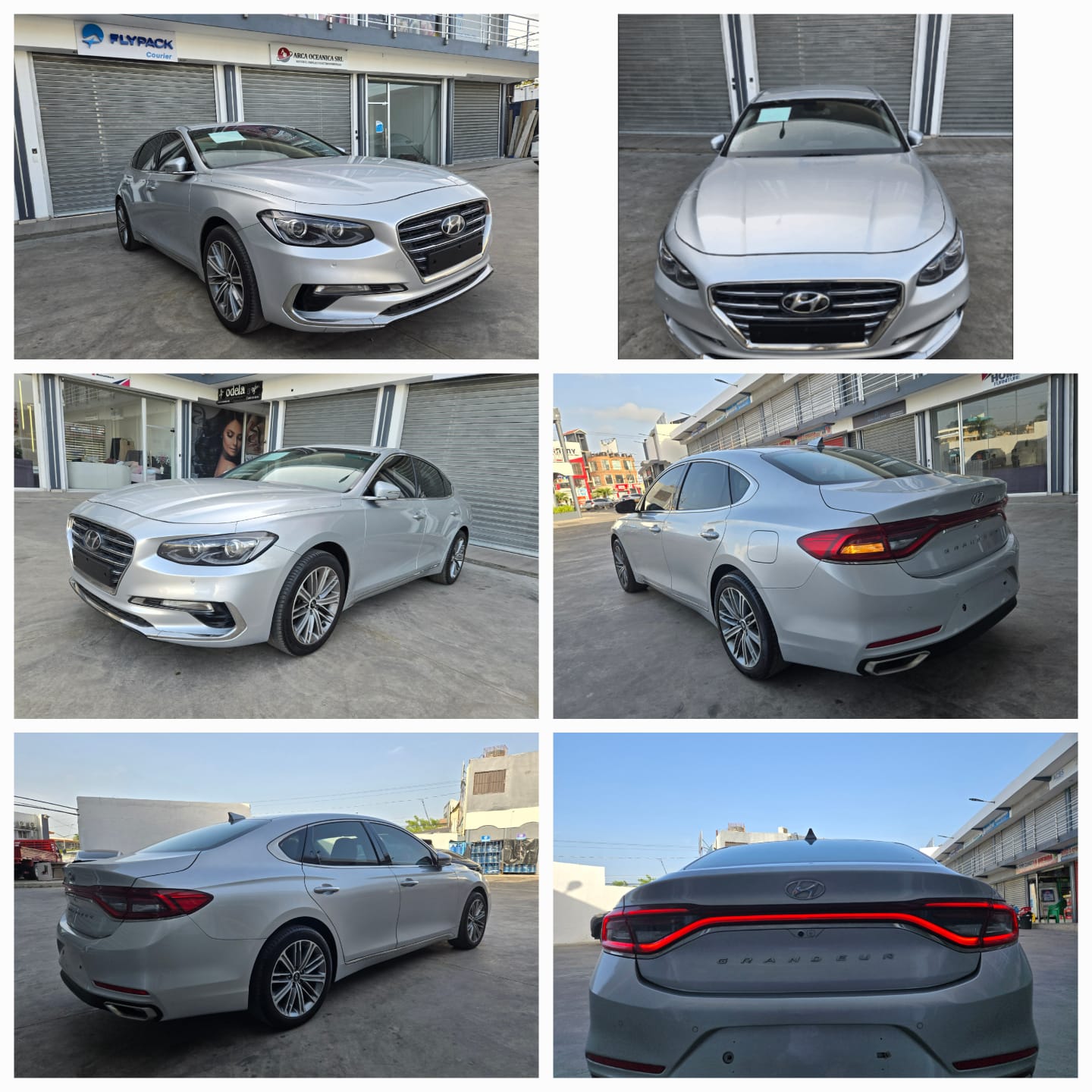 carros - HYUNDAI GRANDEUR 2018 GRIS 9