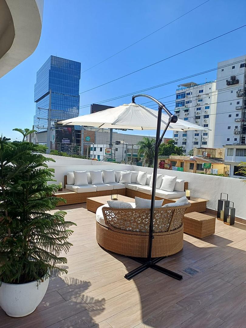 apartamentos - Hermoso apto amueblado con hermosa Terraza en DownTown Mall en Bella Vista Norte 1