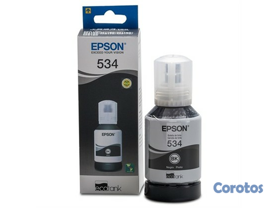 impresoras y scanners - BOTELLA DE TINTA EPSON T534 NEGROPARA IMPRESORAS M1120, M2140, M2170, M1180, 