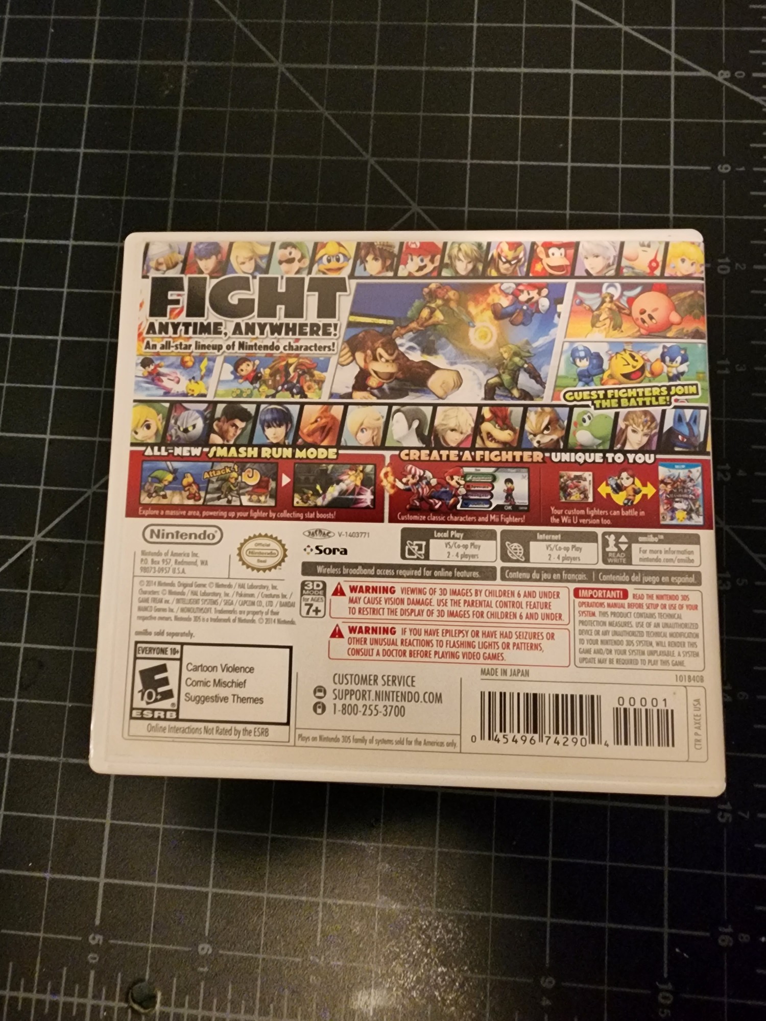 consolas y videojuegos - Super Smash Bros Nintendo 3Ds 1