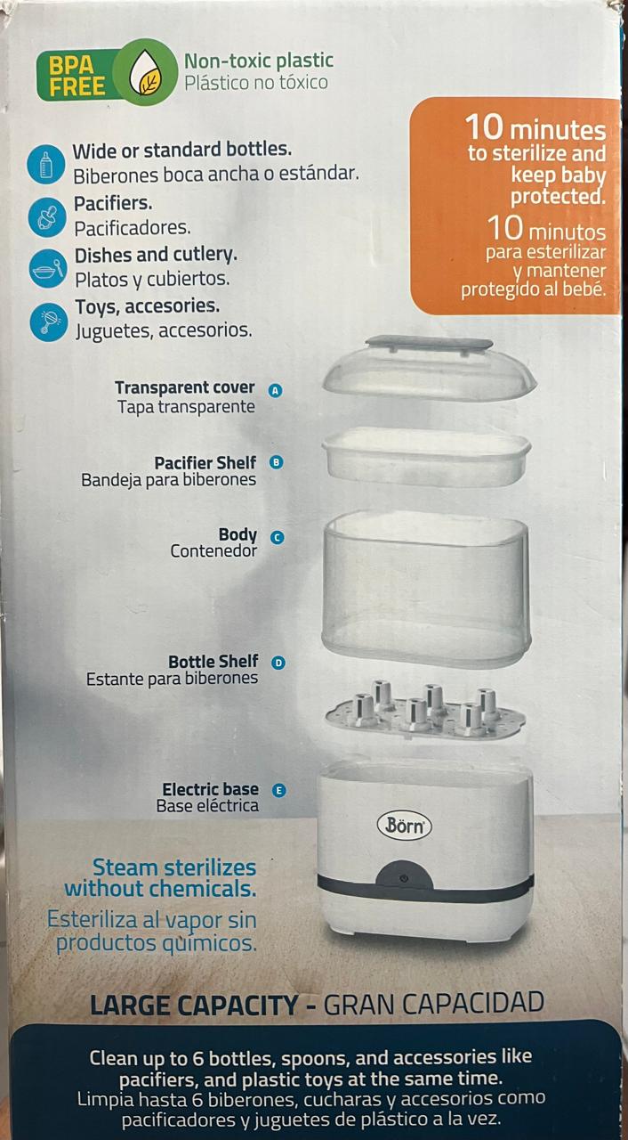 cuidado y nutricion - Esterilizador Eléctrico Born 2