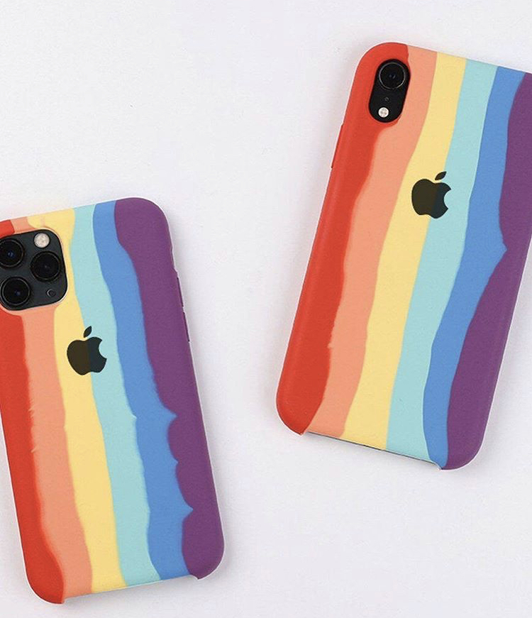 accesorios para electronica - COVER ARCOIRIS iPHONE  4