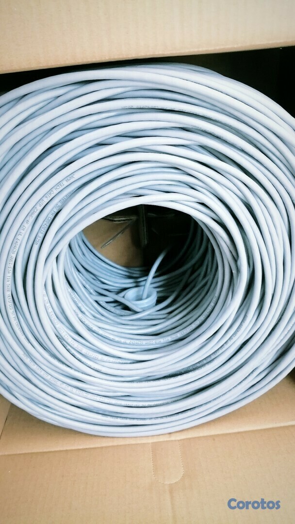 computadoras y laptops - CABLE DE RED UTP  CAT6e 1000 PIES  1