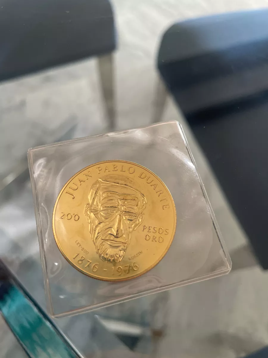 hobby y coleccion - Moneda Dominicana 200 Pesos Juan Pablo Duarte 1976
