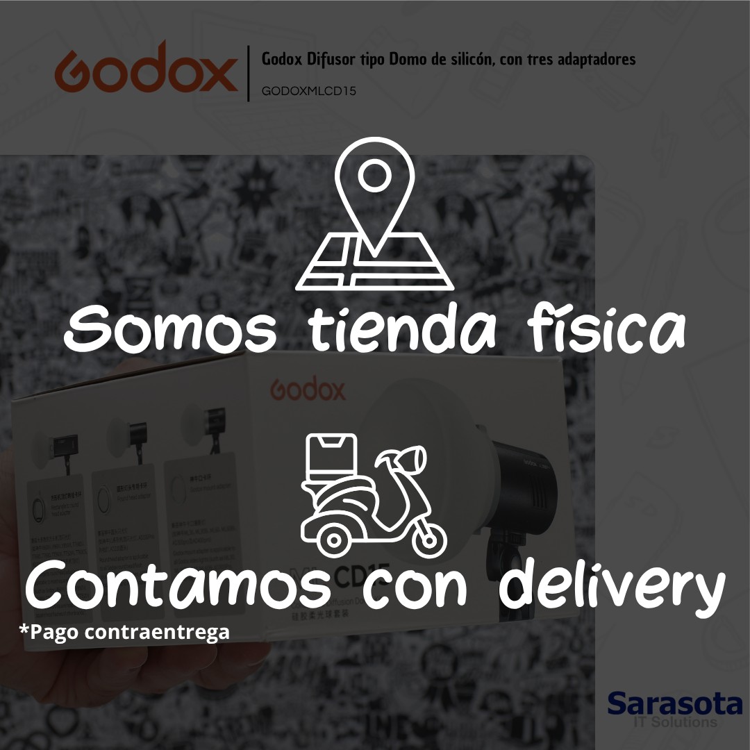 accesorios para electronica - Godox Difusor tipo domo ML-CD15 3