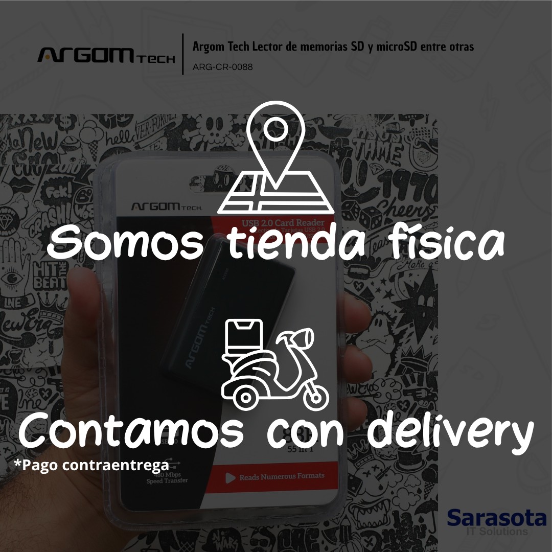 accesorios para electronica - Argom Tech Lector de tarjetas de memorias 3