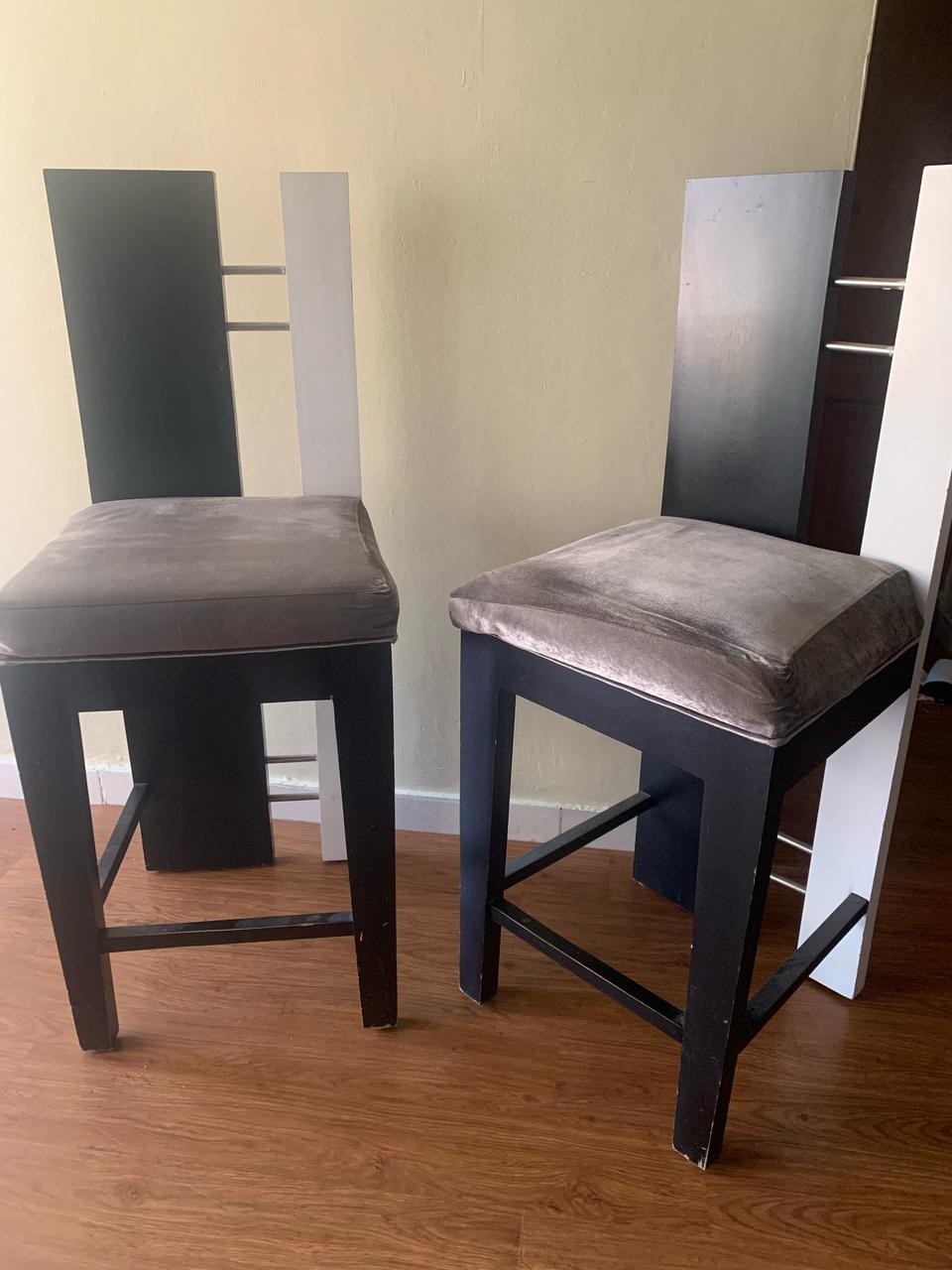 muebles y colchones - sillas desayunador  1