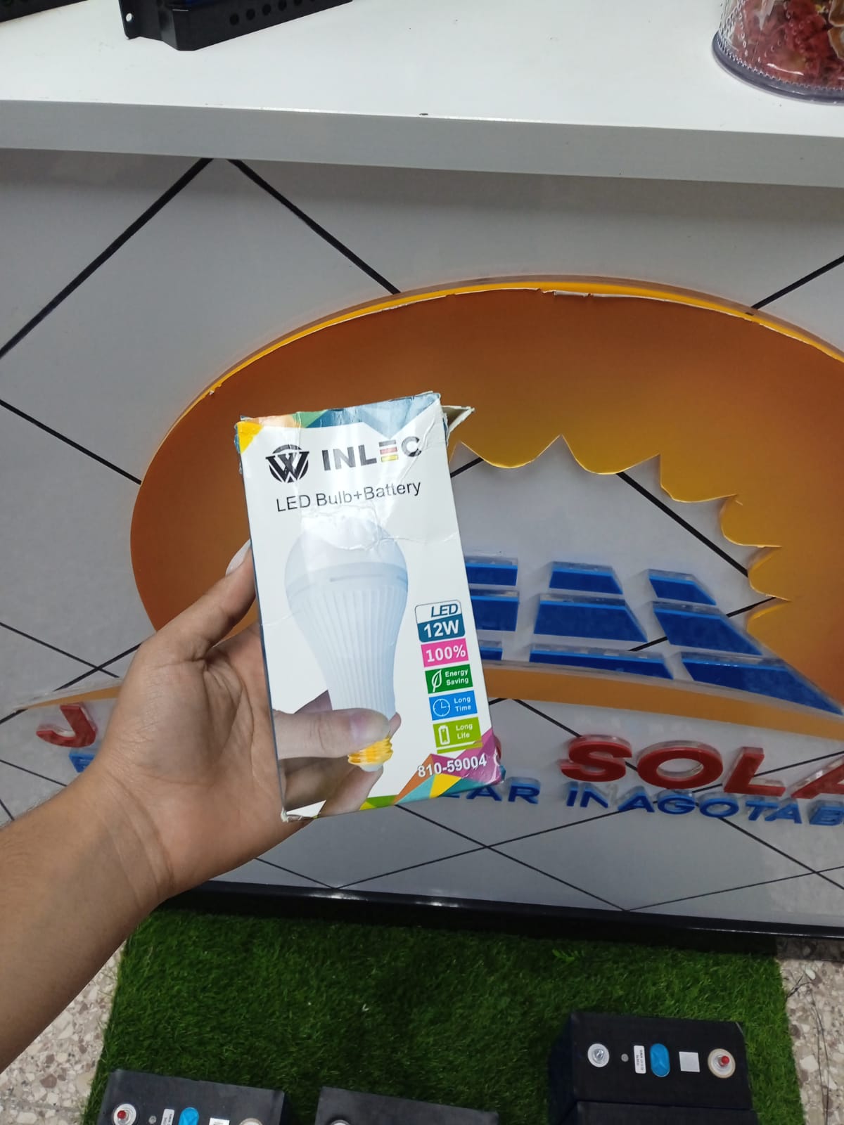 otros electronicos - bombilla recargable disponible 