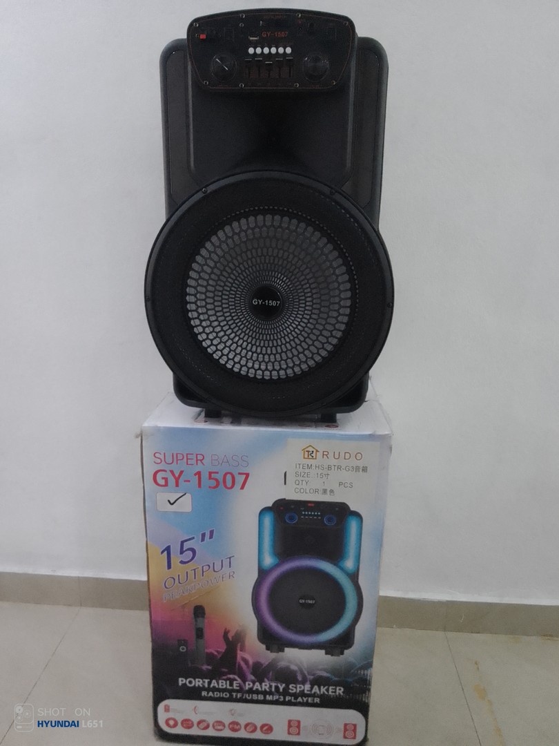 camaras y audio - BOCINA DE 15" SUPER BASS GY-1507 1