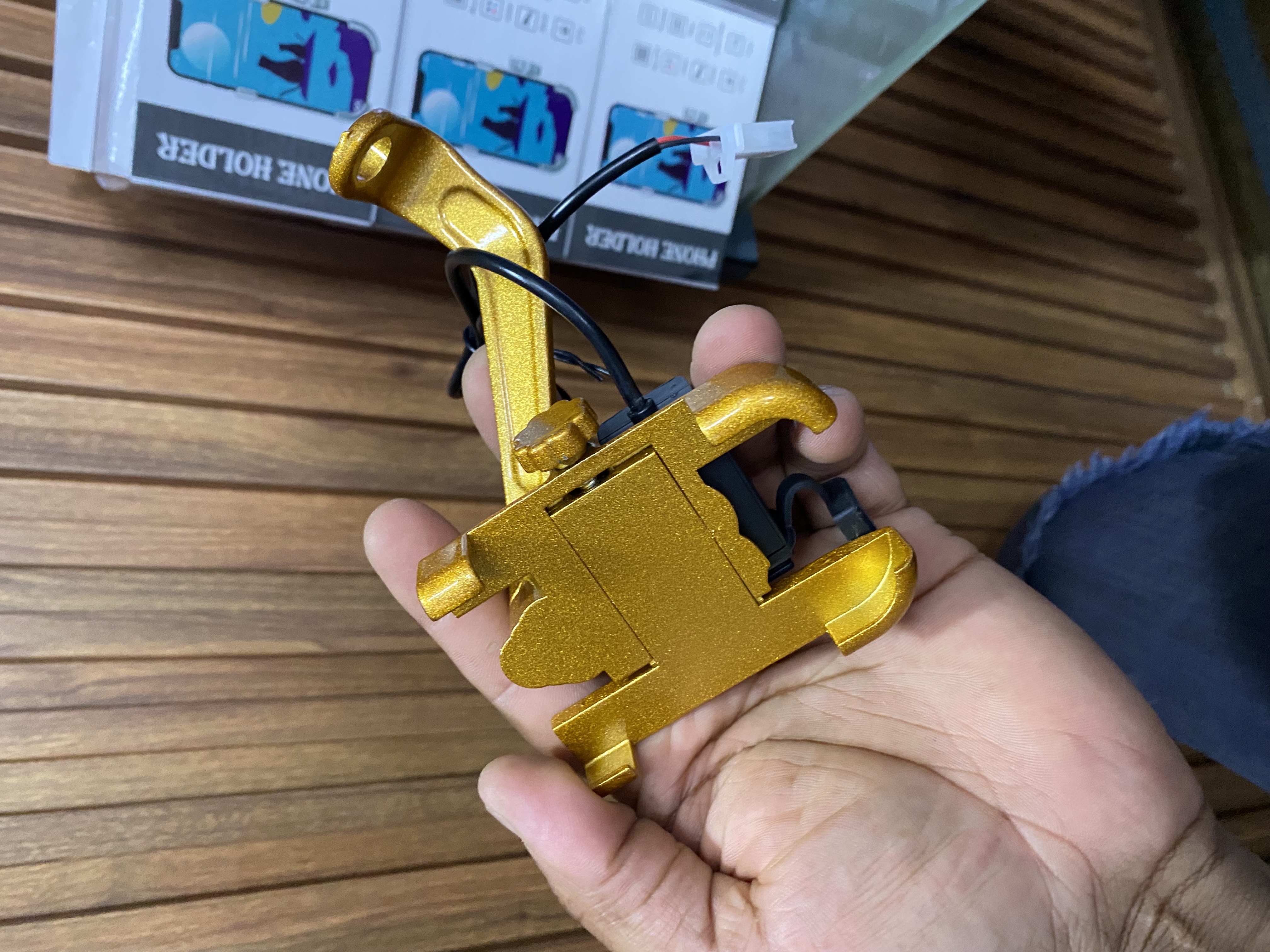 accesorios para electronica - Soporte de teléfono móvil de aleación de aluminio para motocicleta 8