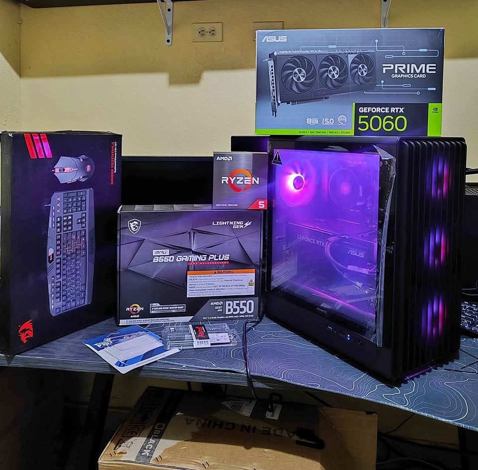 computadoras y laptops - PC GAMER DE OPORTUNIDAD RTX 5060 + 32 GB RAM DDR4 1