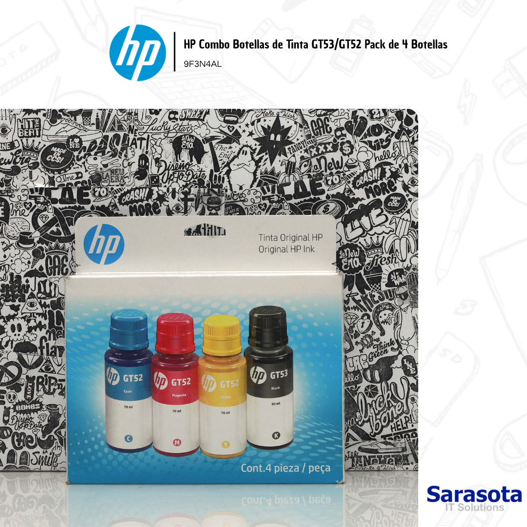 impresoras y scanners - HP Combo Botellas de Tinta GT53/GT52  0