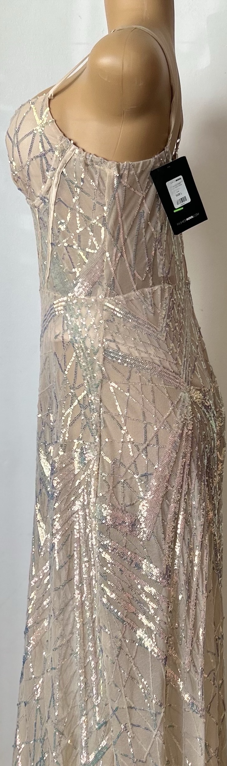ropa para mujer - Vestido Gala Rose Gold  2