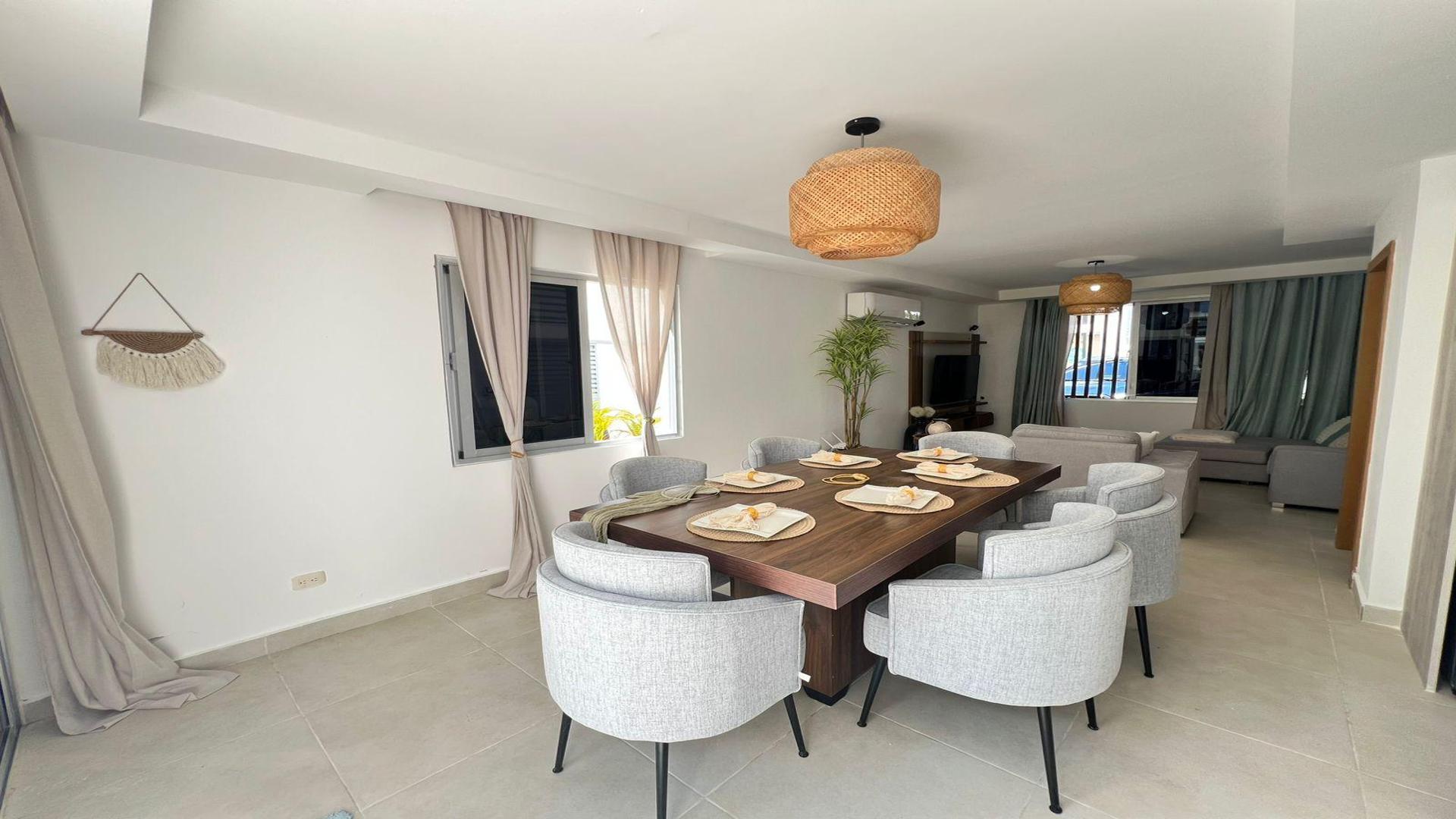 casas vacacionales y villas - Villa en Vista Cana 4