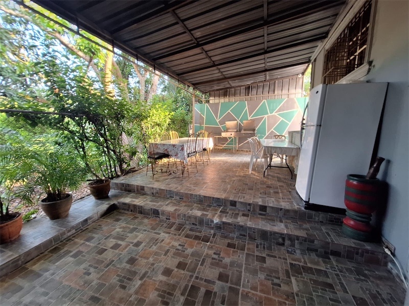 casas vacacionales y villas - Vendo villa amueblada! Con piscina En pedro Brant, Santo Domingo Oeste 3,783mts 3