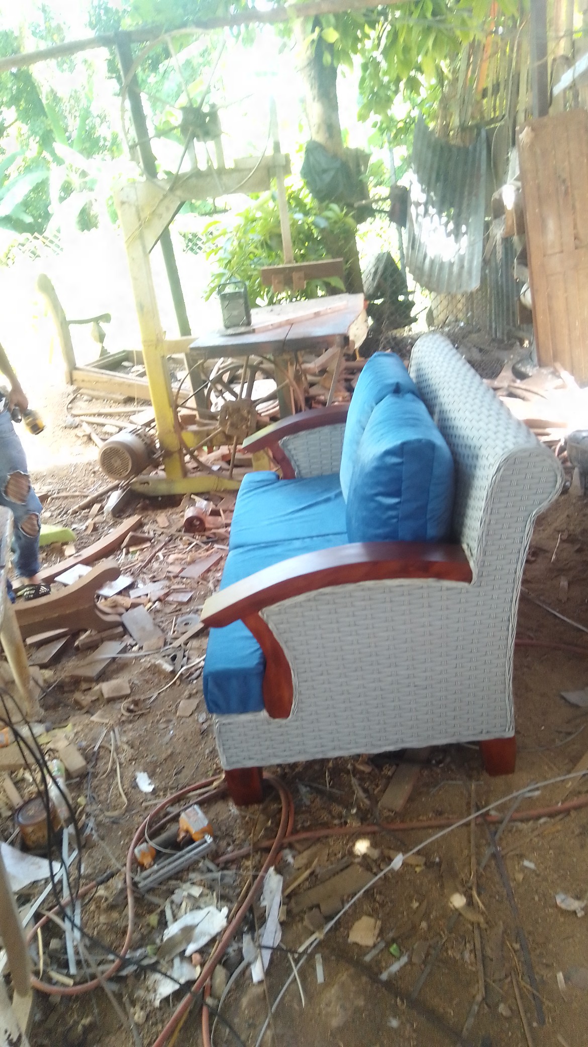 muebles y colchones - Muebles en mimbre y madera juegos de mueble 2