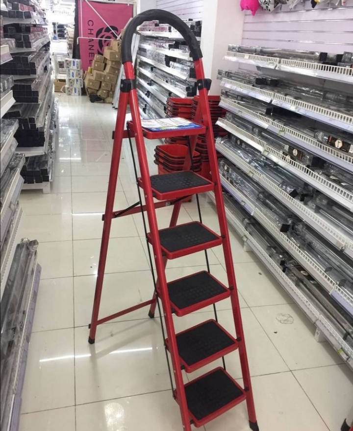 herramientas, jardines y exterior - Escalera tipo tijeras 6 niveles 0