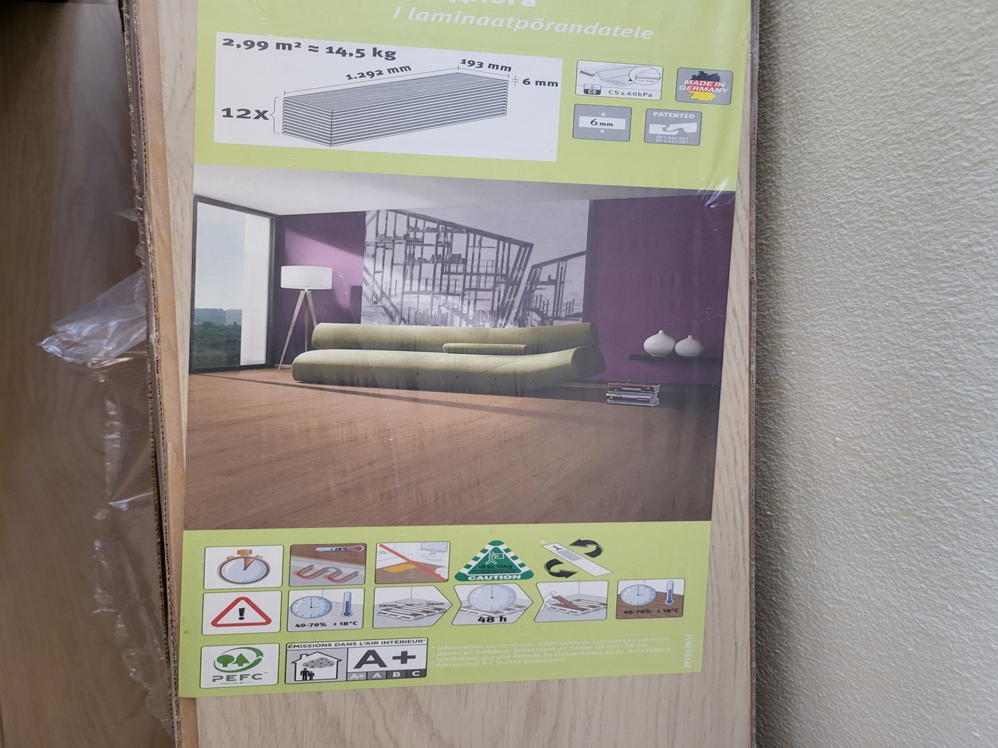decoración y accesorios - OFERTA Laminado de madera alemana importado de Europa 