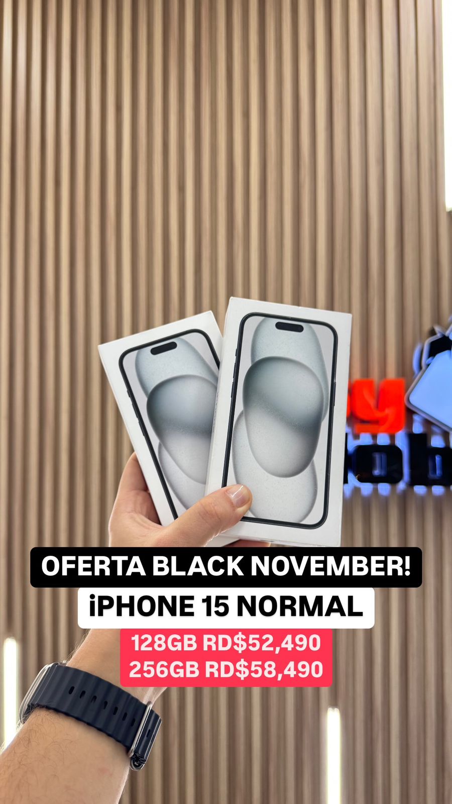 celulares y tabletas - iPHONE 15 NORMAL 128GB/256GB SELLADOS
