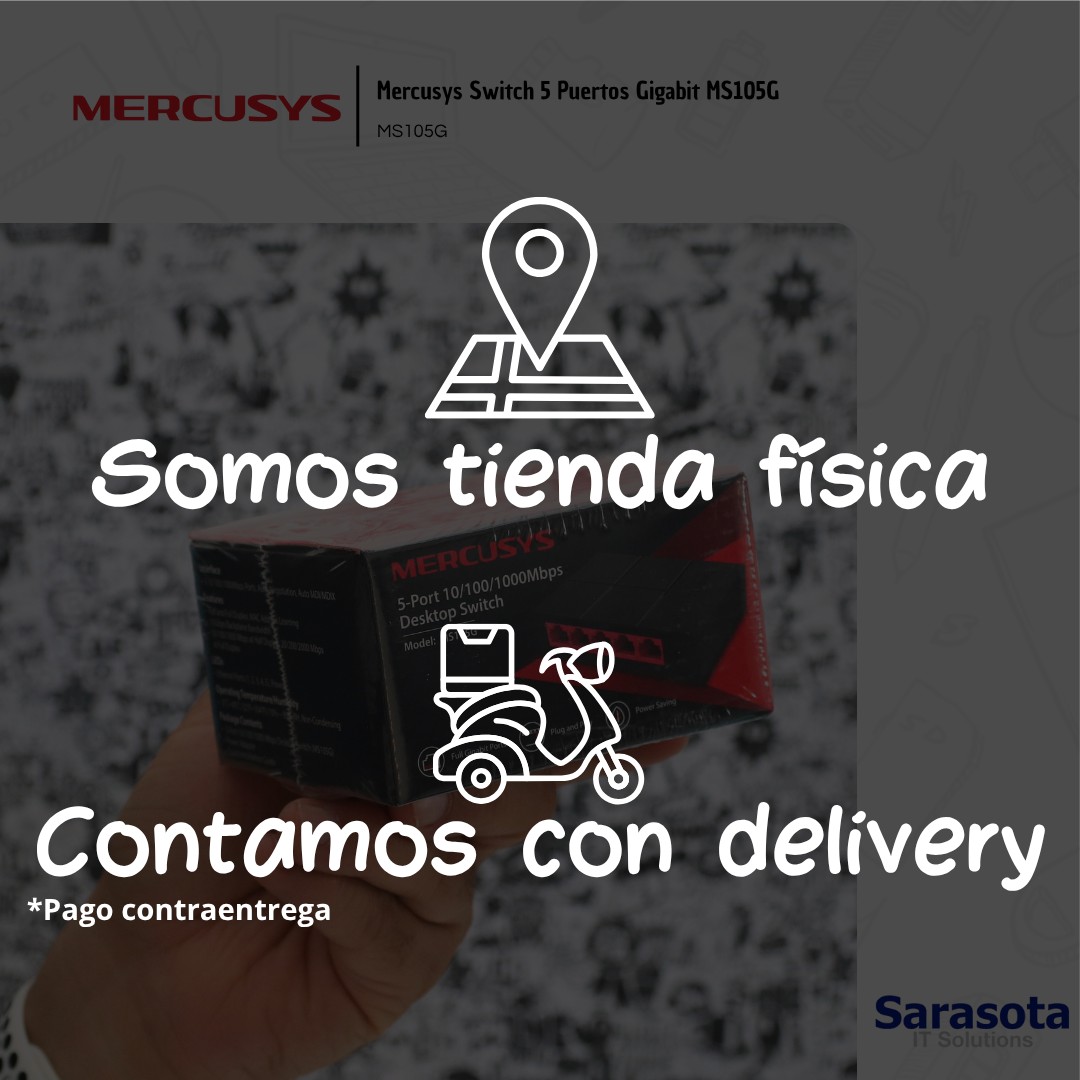 accesorios para electronica - Mercusys Switch 5 Puertos Gigabit MS105G MS105G 2