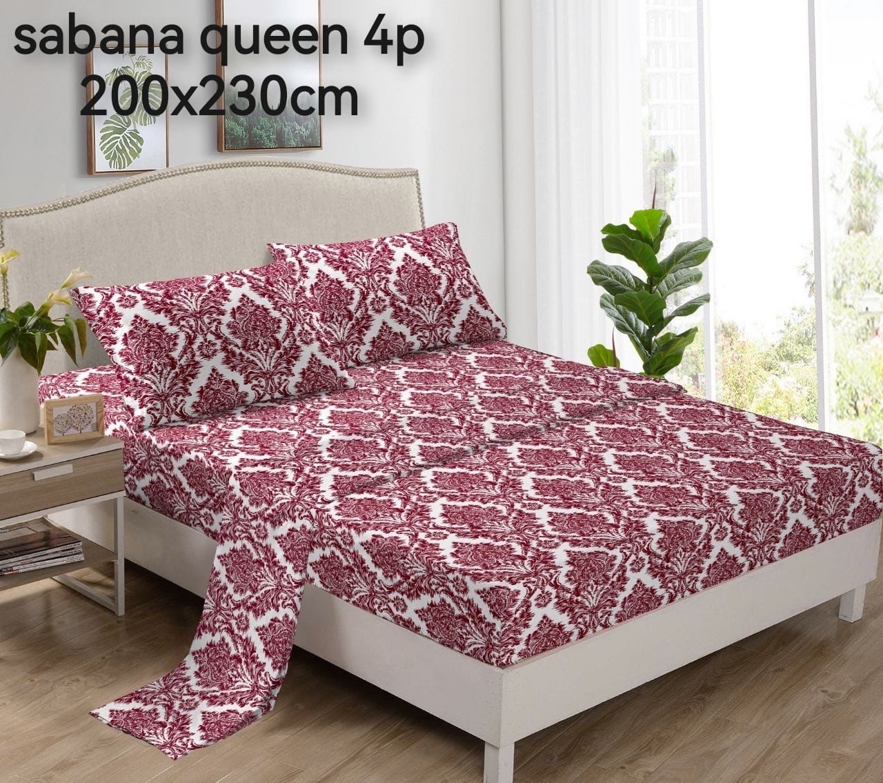 muebles y colchones - juego de sabana 4 piezas 
para cama de 60  3