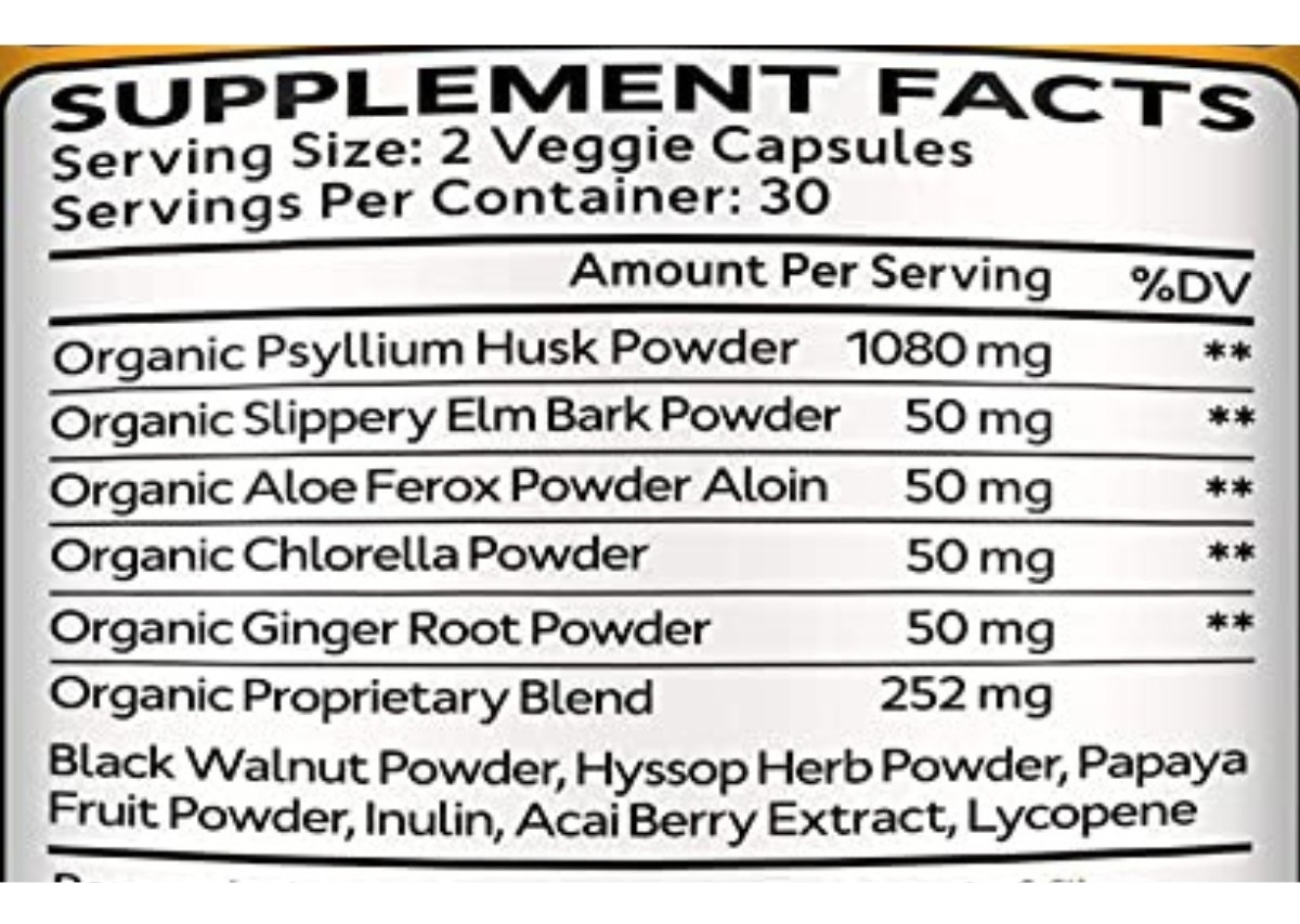 Salud y Equipamiento Médico - Evergenics Psyllium 60 Cápsulas 1
