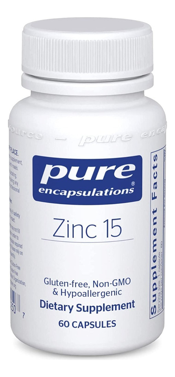 Salud y Equipamiento Médico - Zinc 60 Cap Pure Encapsulations - - Unidad