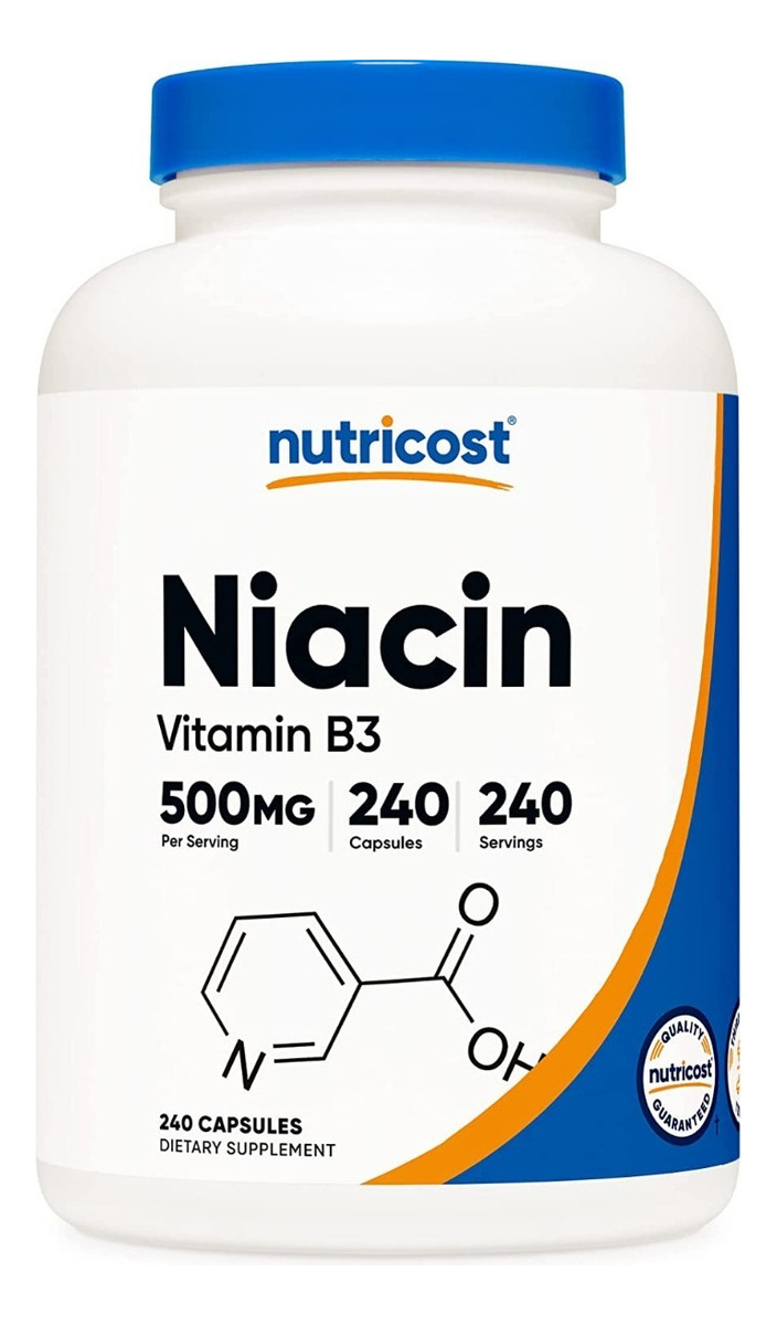 Salud y Equipamiento Médico - Suplemento Niacina Nutricost B3