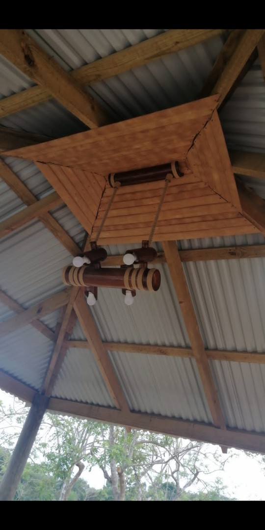 decoración y accesorios - Lámparas en madera , bambú. 5