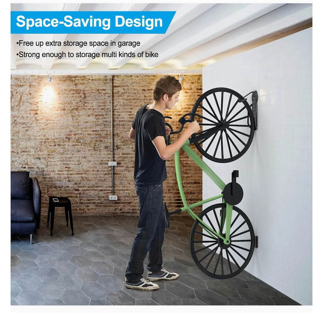bicicletas y accesorios - Rack para colgar bicicleta a la pared  0