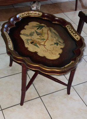 muebles y colchones - Mesa Auxiliar China Antigua 0