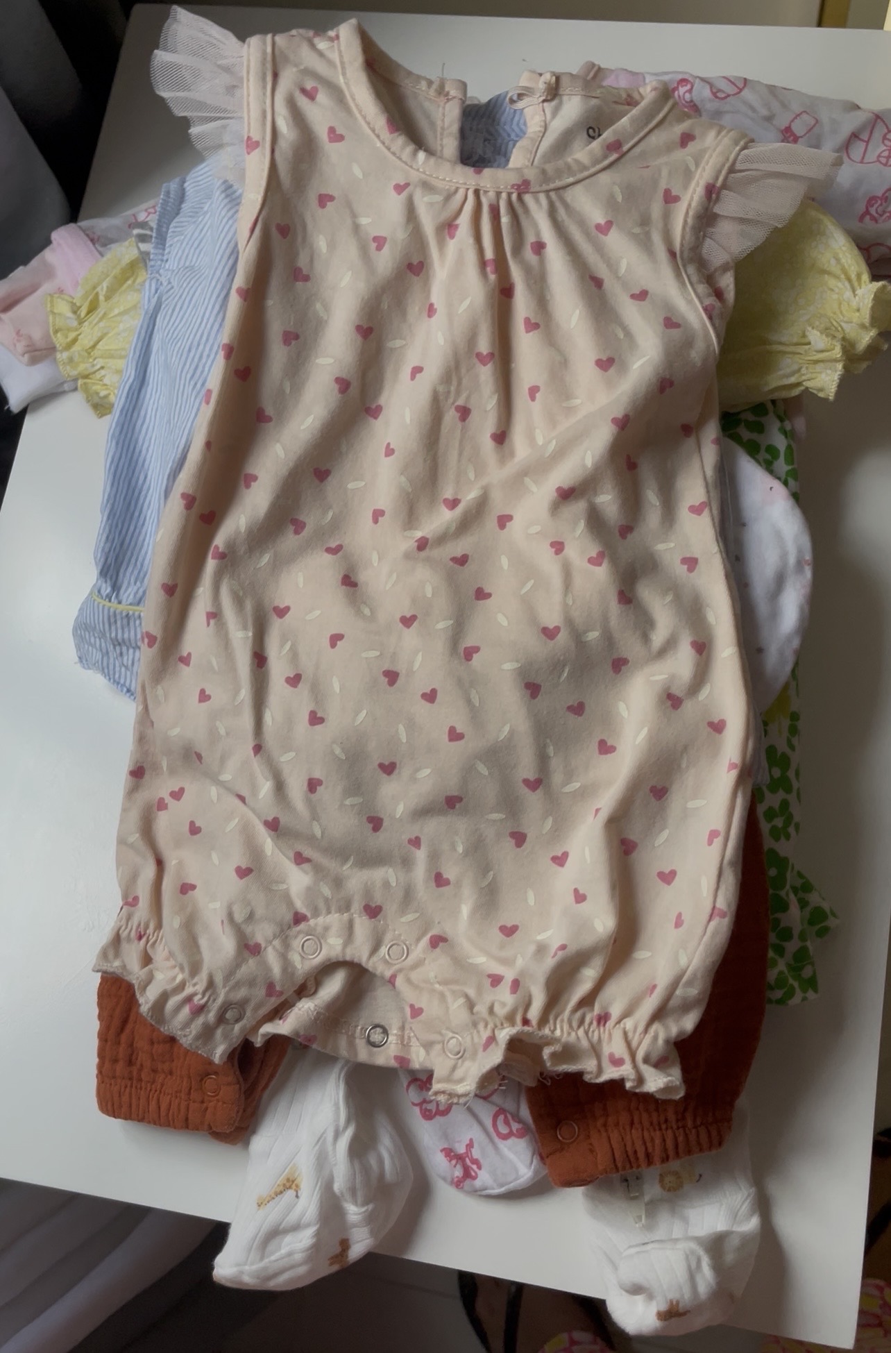ropa y zapatos - lote de ropa de bebé niña 0-3 meses  2