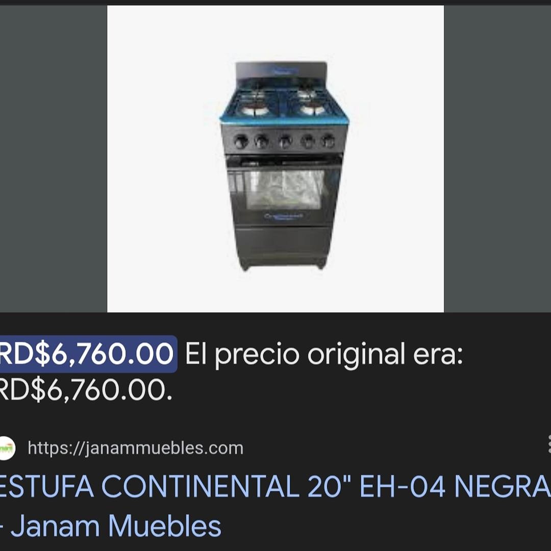 cocina - Estufa Continental 0