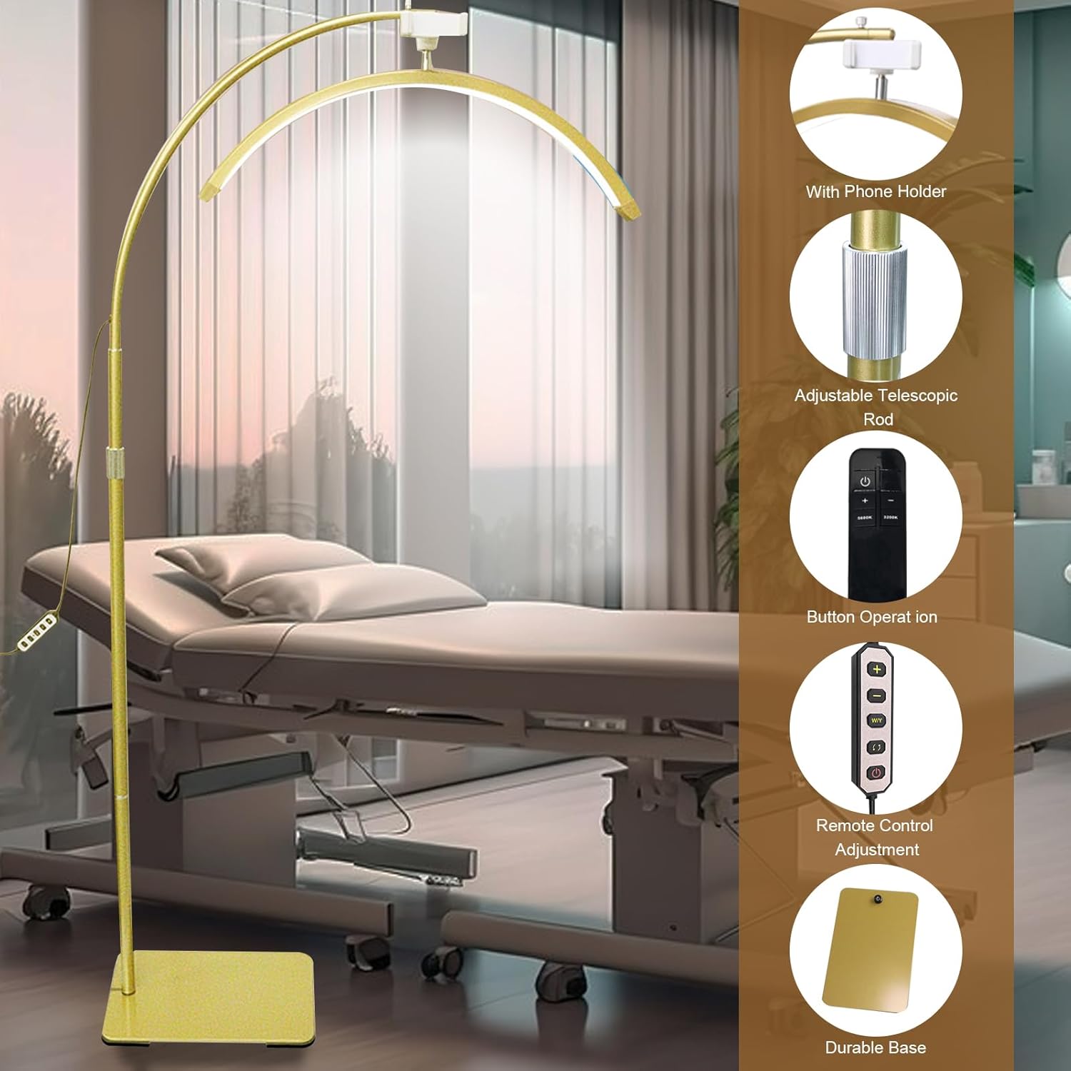 decoración y accesorios - LAMPARA MEDIA LUNA NUEVA PARA PESTANAS O UÑAS 4