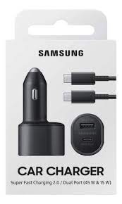 camaras y audio - CARGADOR SAMSUNG PARA VEHICULO 45W/15W