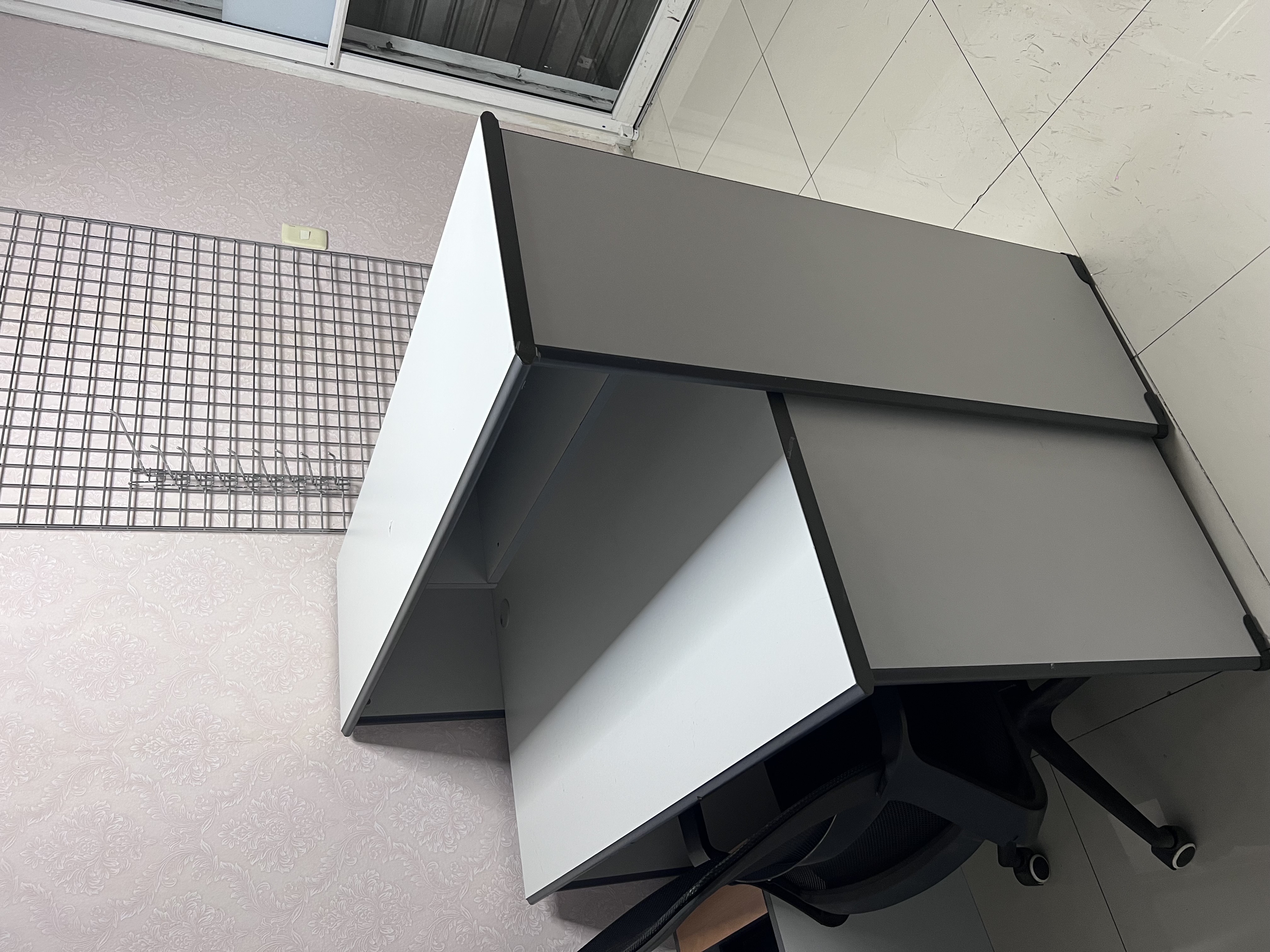 articulos de oficina - counter de recepción como nuevo  0