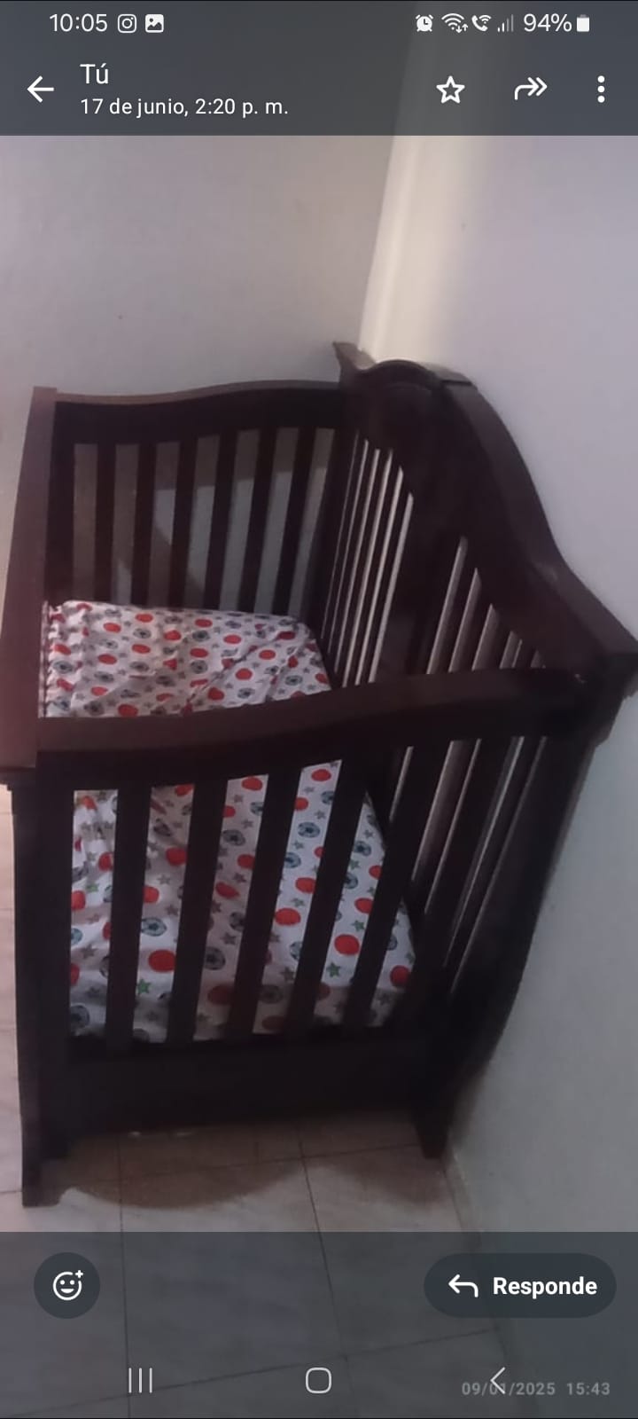 muebles - Cama cuna unisex 2