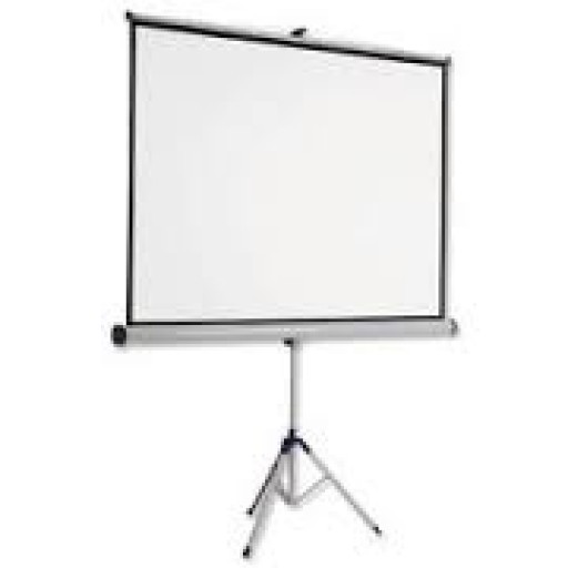 computadoras y laptops - PANTALLA MYO 100 PULGDAS - 4:3, PARA PROYECTOR CON TRIPODE, BLANCA