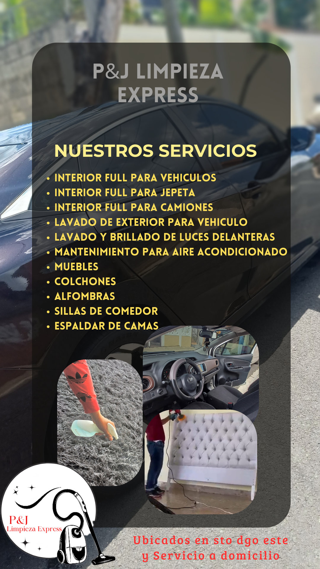 muebles y colchones - brindamos todo tipo de limpieza para su hogar, automóvil. entre otras cosas  2