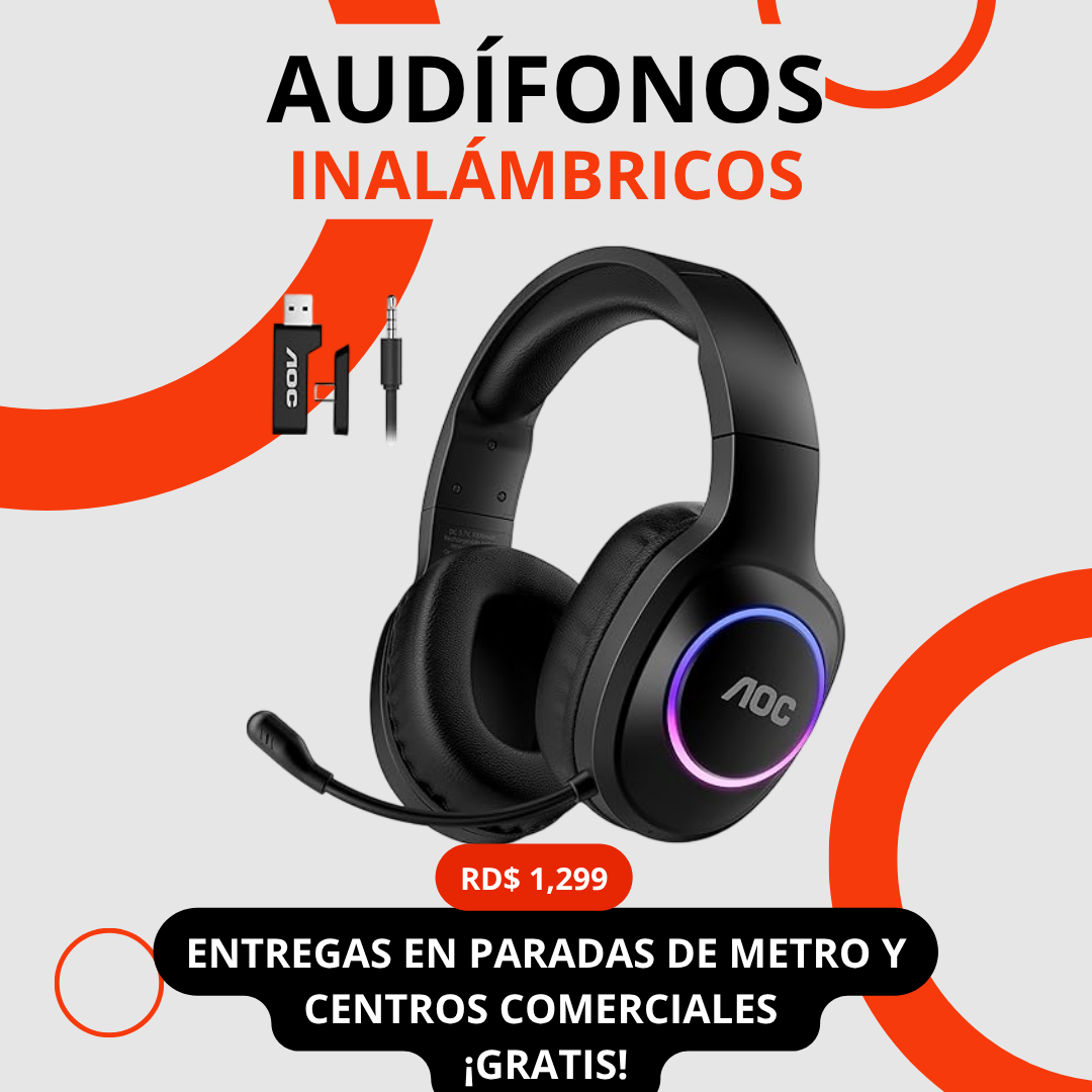 camaras y audio - AUDÍFONOS INALÁMBRICOS 