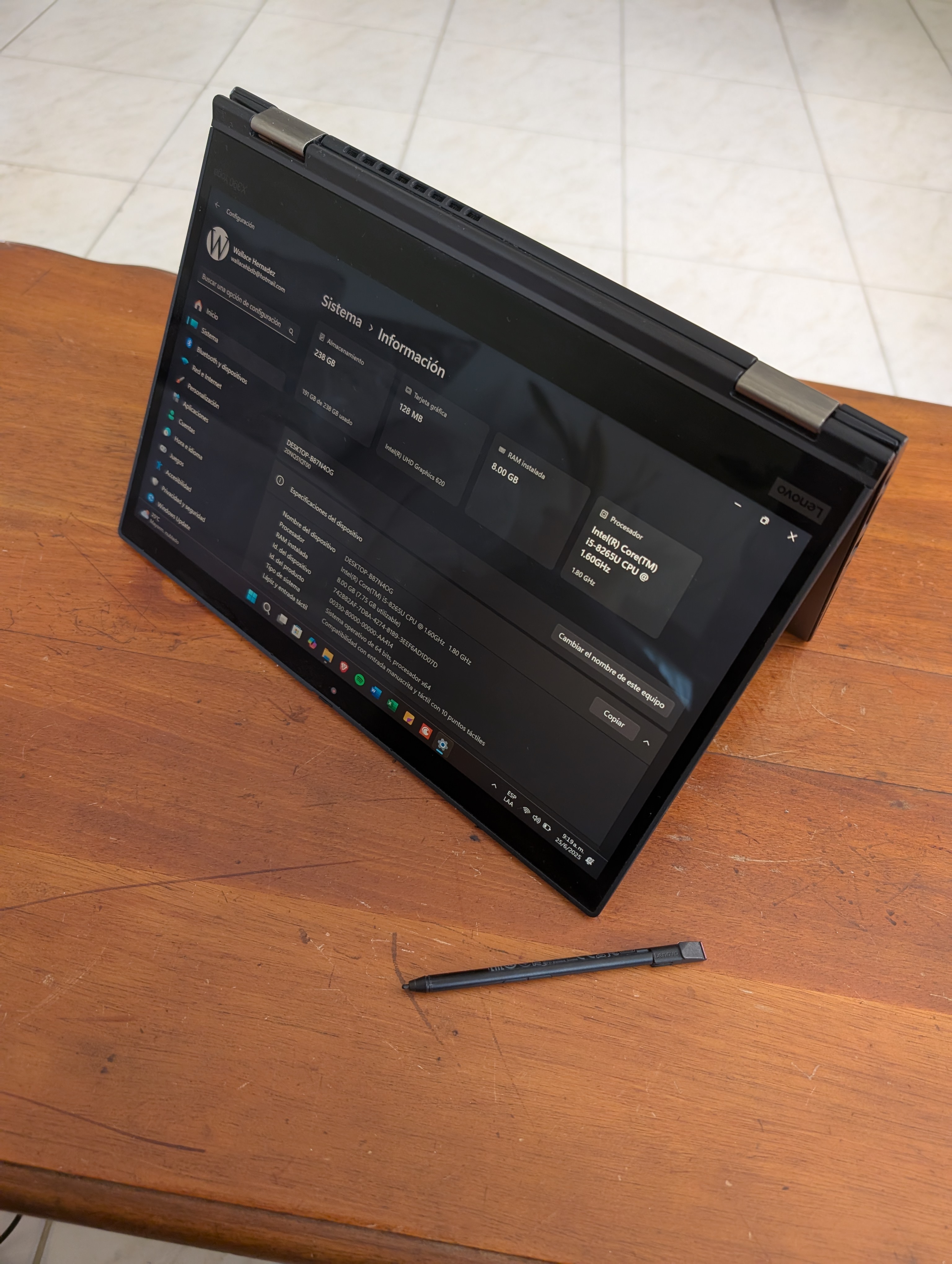 computadoras y laptops - Laptop Lenovo touch 2 en 1  6