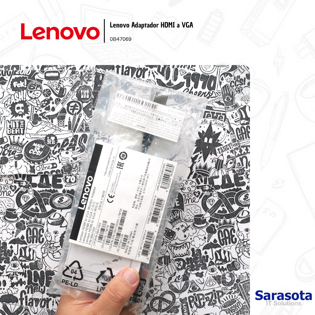 accesorios para electronica - Lenovo Adaptador HDMI a VGA 0B47069  1