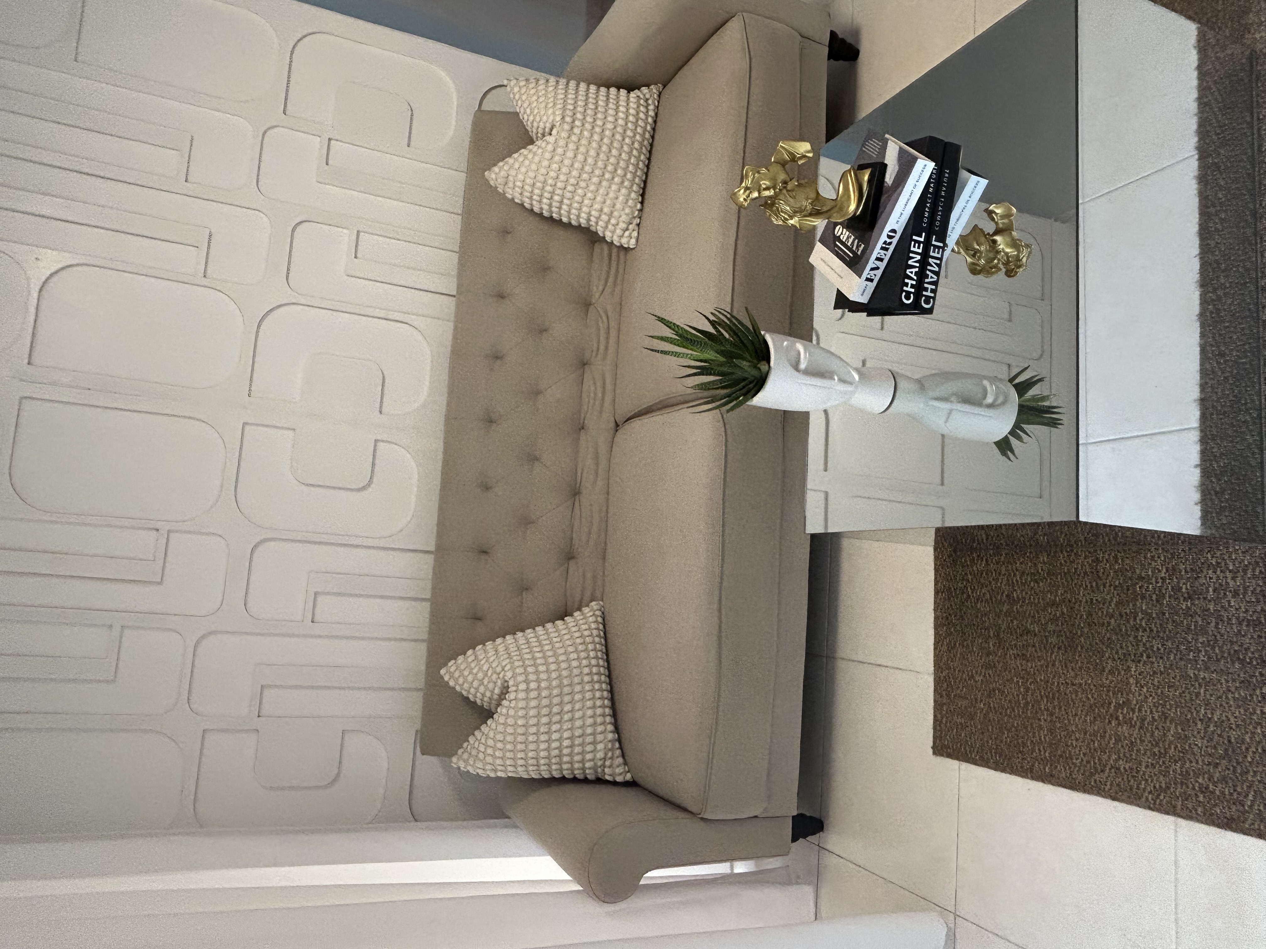 muebles y colchones - mesa de cristal  3