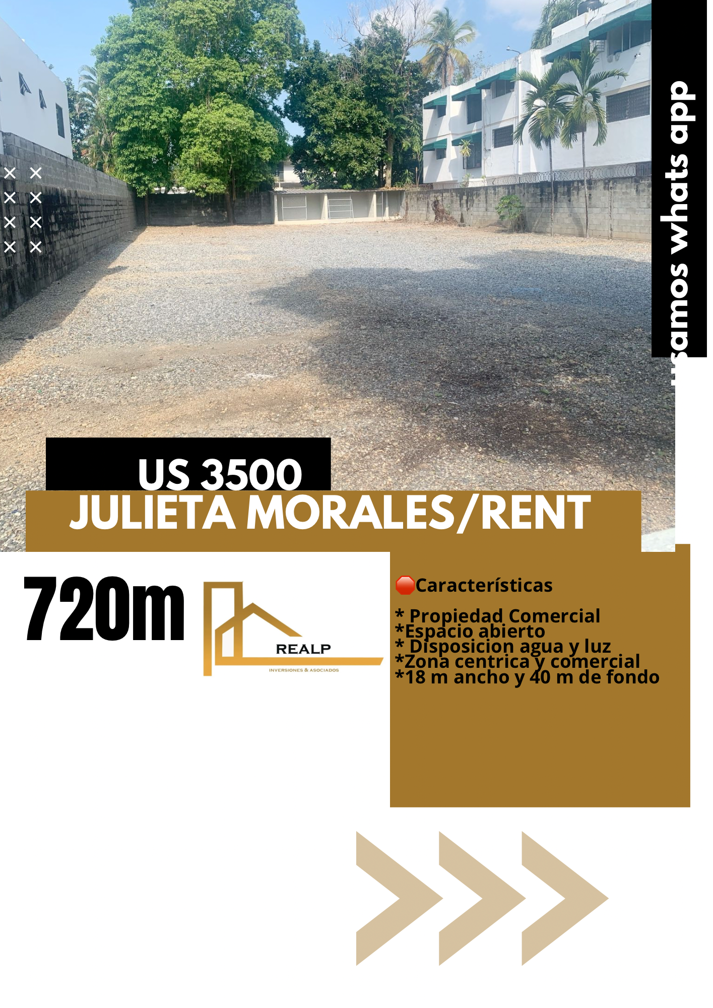 solares y terrenos - Solar comercial en alquiler  0
