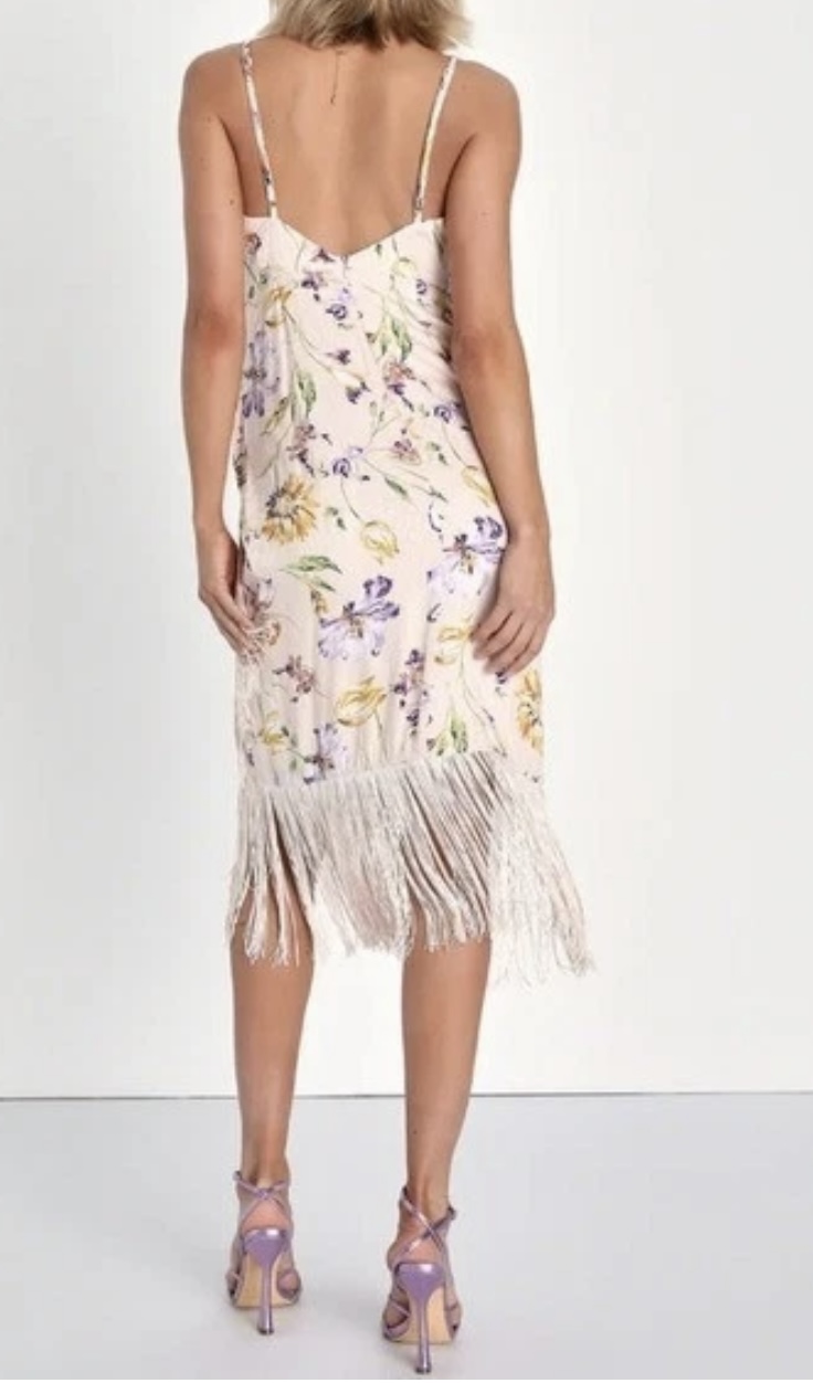 ropa para mujer - Vestido con flecos