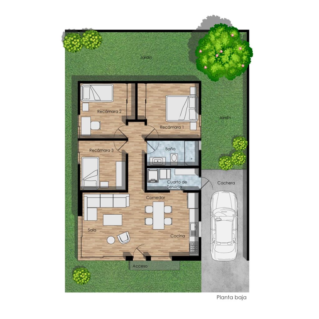 construccion e industrial - Diseño y planos de casas modernas  2