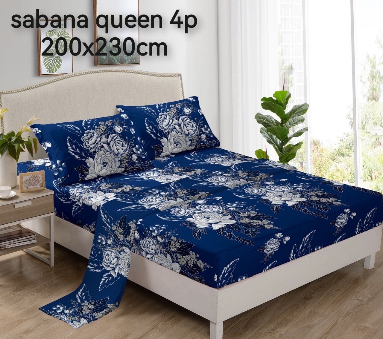 muebles y colchones - juego de sabana 4 piezas 
para cama de 60  4