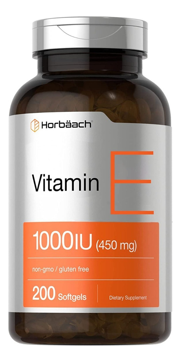 Salud y Equipamiento Médico - Vitamina E 1000 Horbaach - Unidad