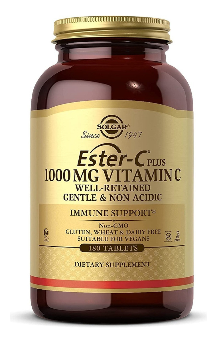 Salud y Equipamiento Médico - Vitamina C 1000mg 180 tab Solgar 0