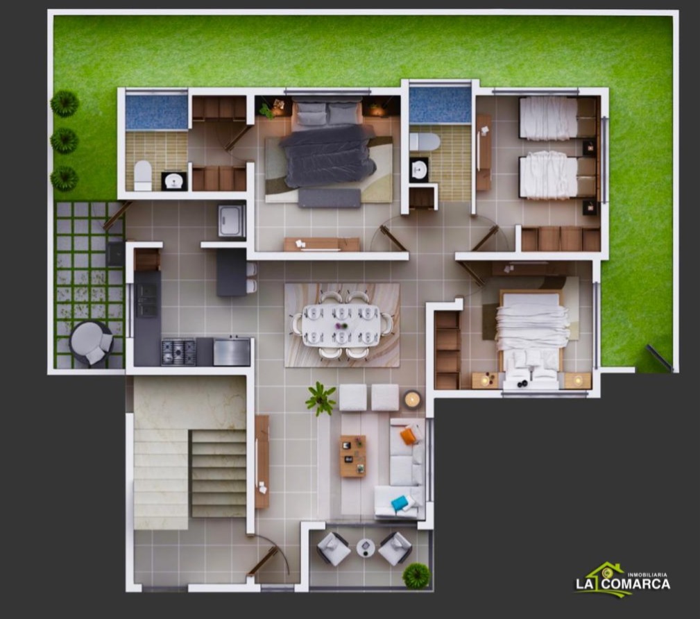 apartamentos - APARTAMENTO EN ZONA CÉNTRICA DE SANTIAGO 5